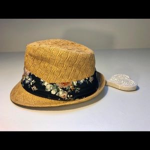 Floral Fedora Hat